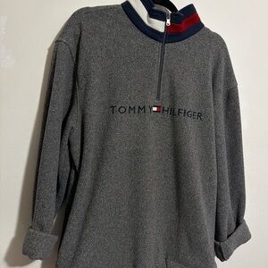 tommy pullover zip
